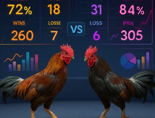Ilustrasi Memahami Statistik Pertandingan Sabung Ayam Online dengan Cerdas