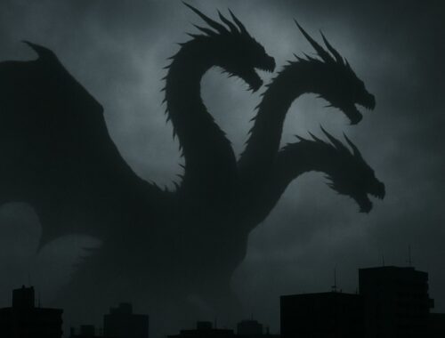 Ilustrasi Apakah Ghidorah Ada di Godzilla Minus Zero? Petunjuk zeusbola!